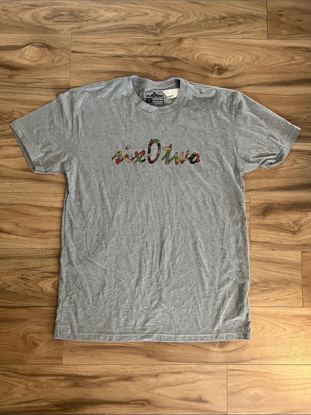 602 Gray Logo Crewneck T-Shirt